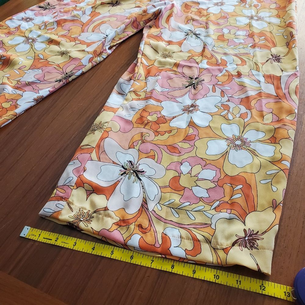 Inspired Hearts Floral Jumpsuit - Pink and Orange - Picture 6 of 7